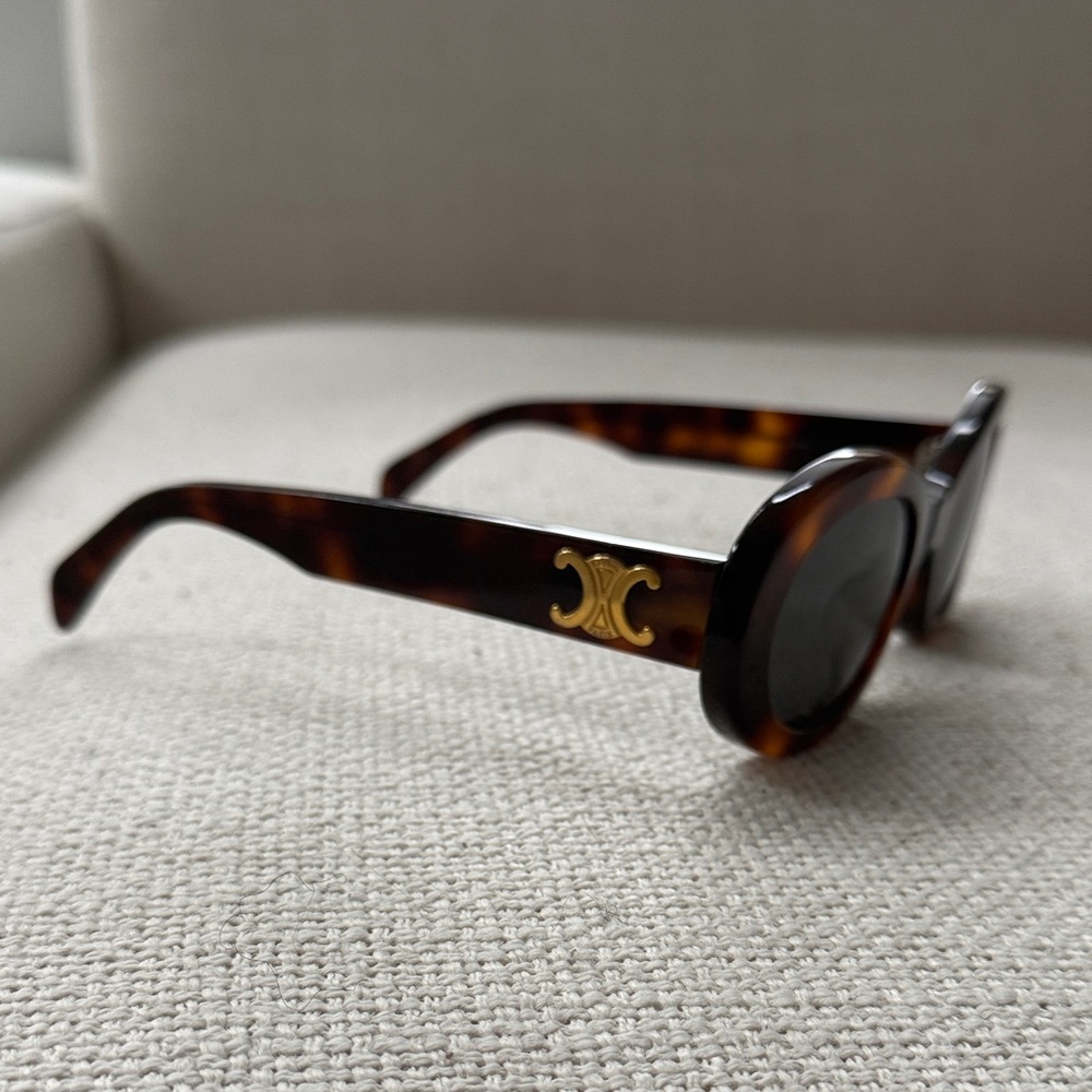 CELINE Triomphe 52MM Oval Sunglasses